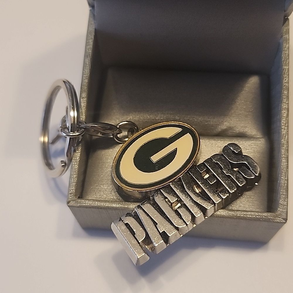 GREEN BAY PACKERS LOGOโHEAVYWEIGHTโKEYCHAINโAminco